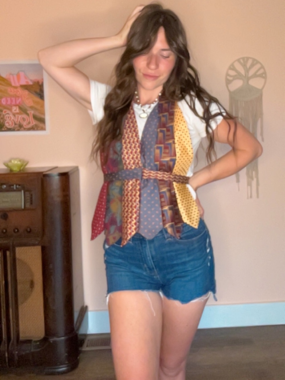 Upcycled Tie Top